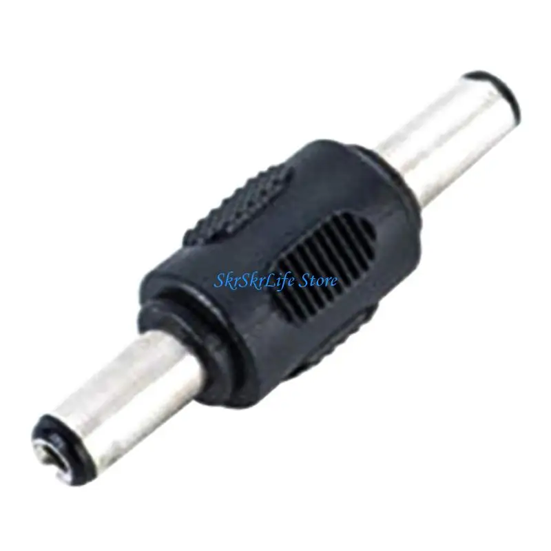 E65E DC5.5x2.1mm Power Plug Socket Set Durability ABS Metal Construction Long Design