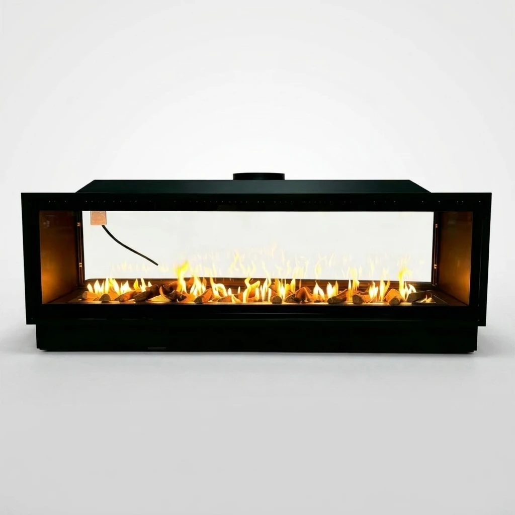 Embedded Modern Electric Fireplaces for Living Led Decorative Freestanding Hotel Home Heater Remote Control