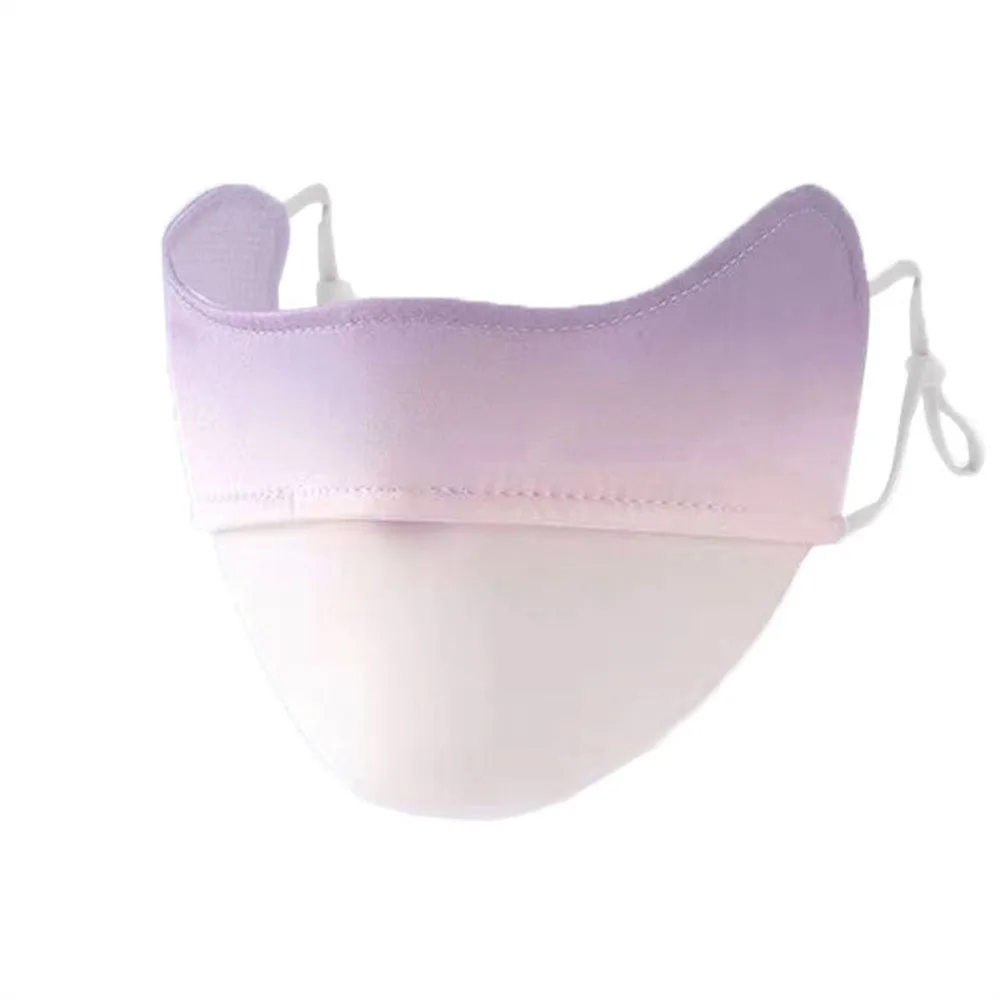 Ice Silk Eye Mask Eye Powder Blusher Mask Ice Silk Sunscreen Three-dimensional Sunshade Full Face Mask