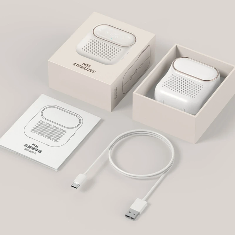 Mini USB Tủ Lạnh Khử Mùi Sạc Tủ Lạnh Khử Mùi Di Động Máy Tạo Ozone Có Thể Tái Sử Dụng Máy Lọc Không Khí Trang Sức Giọt