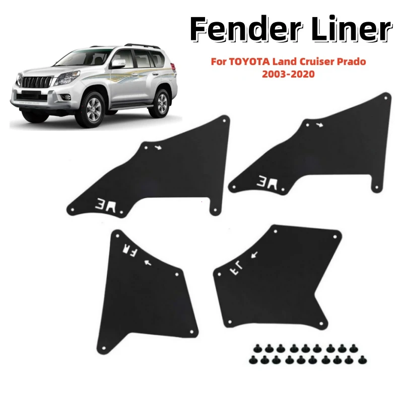 Mud Flaps For Toyota Land Cruiser Prado 03-20 Splash Guards Mudflaps Fender Liners Shield Seal 5388635020 5373535150 5373635150