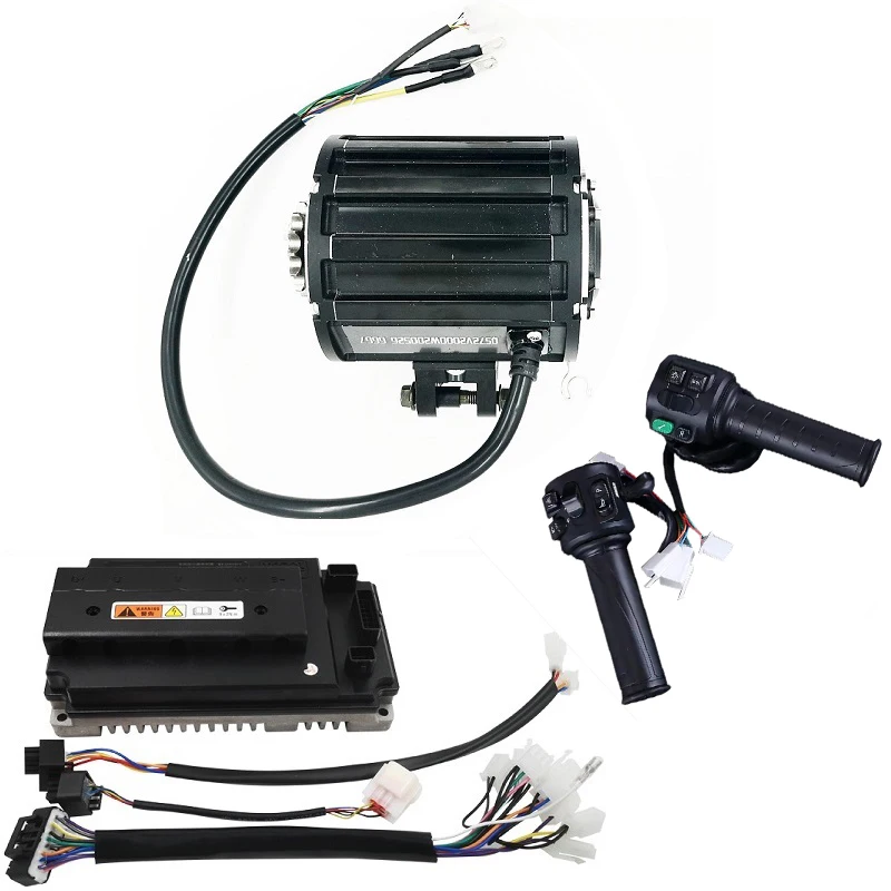 

QSMOTOR 72v 70KPH 120 2000W Mid Drive Motor with VOTOL Controller EM-100 and Twist Throttle