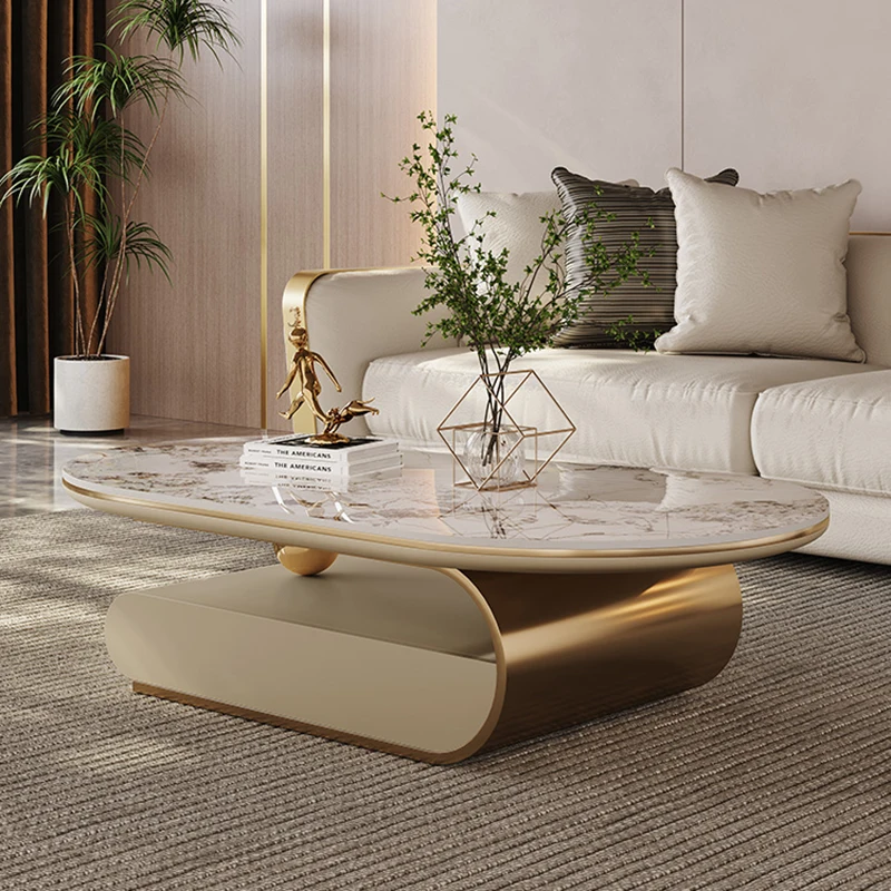 Design Special Coffee Table Vanity Side Minimalist Modern Nordic Tables Center Accent Table Basse Marbre Living Room Furniture