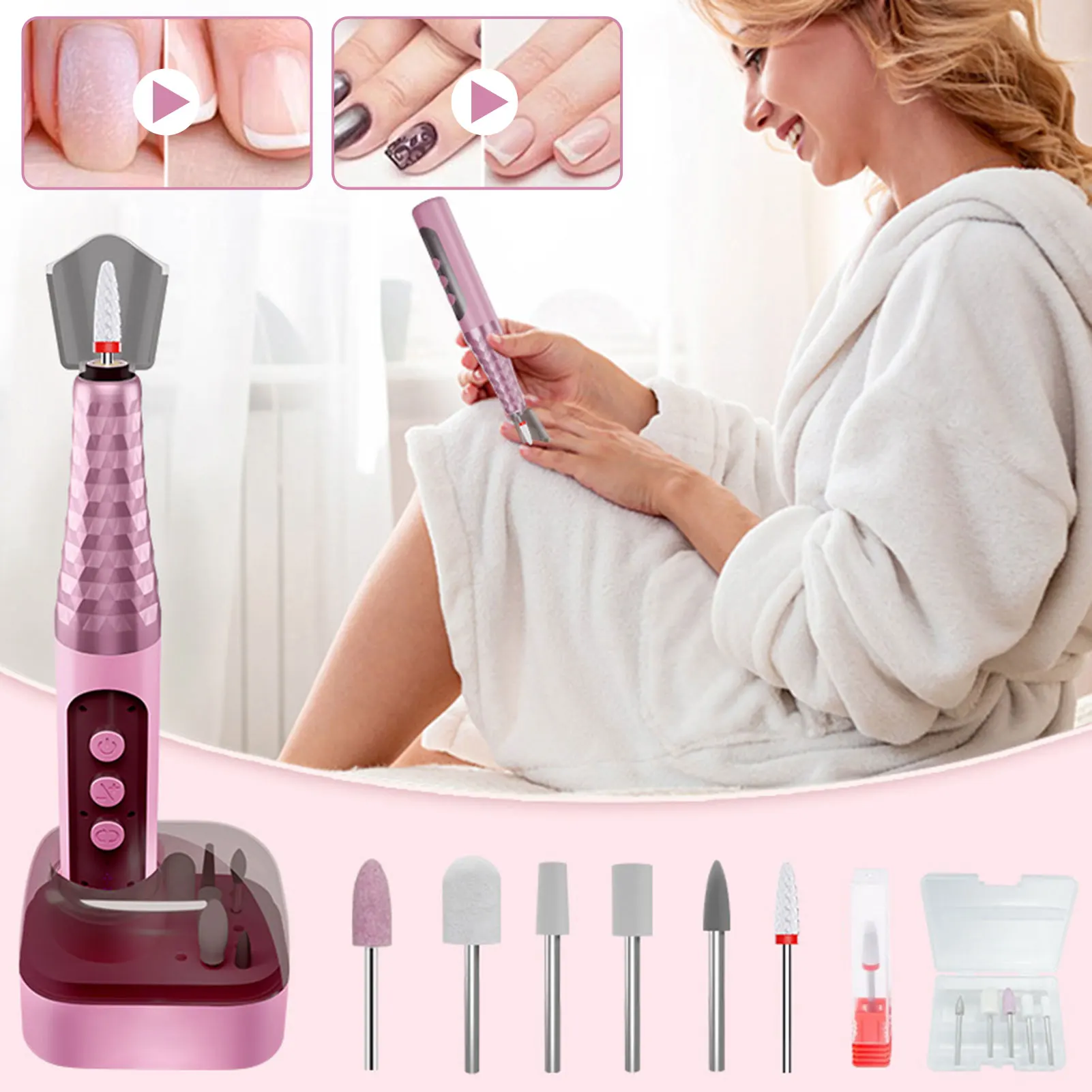 

Multi-Functional Manicure Pedicure Machine Powerful Quiet Motor Machine For Home Salon