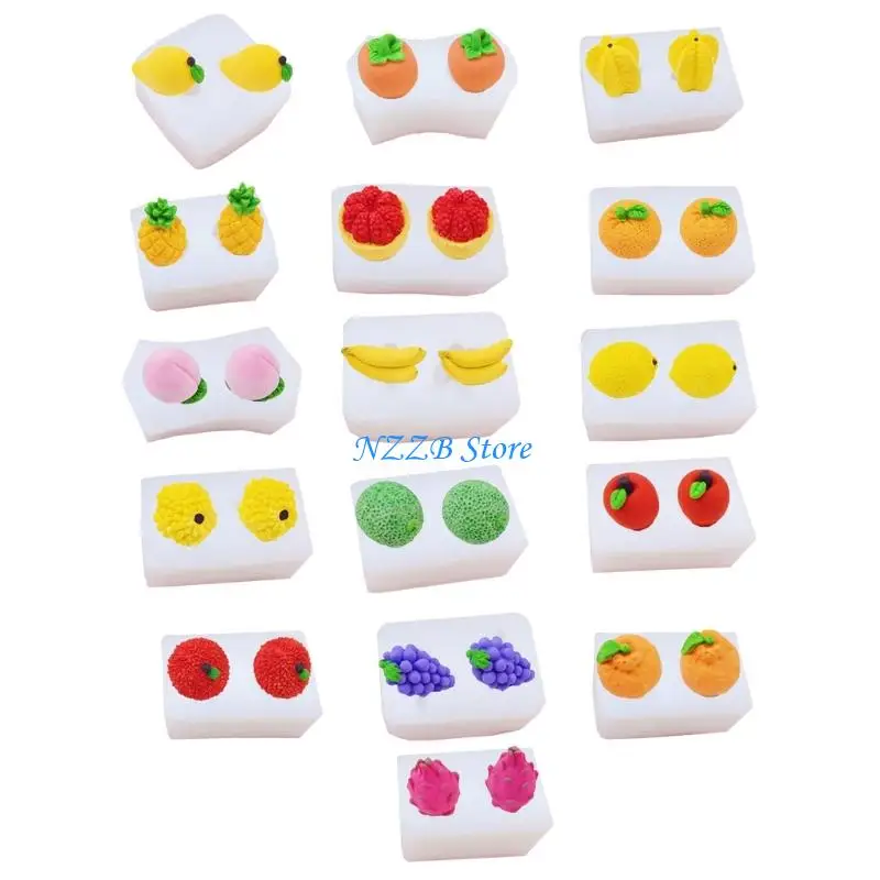 

T21F Dense Fruit Themed Elastomer Molds For Cake Decorating And Appetizers