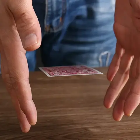 5 hojas de hilo Invisible elástico, primer plano, trucos de Magia para escenario, tarjeta flotante, ilusión, Magia, accesorio de mago