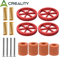 3D Printer Heatbed Leveling Kit Aluminum Hand Twist Leveling Nut + Springs + Silicone Column 18mm 16mm for Ender 3/Ender 5/CR-10