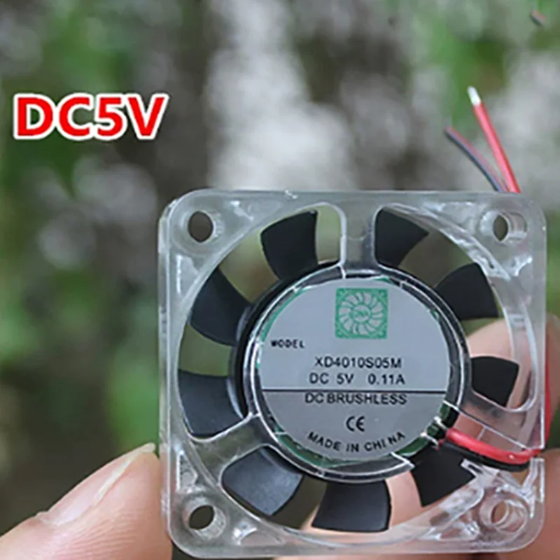 

1Pieces 40x40x10MM 4010 DC 5V 0.11A Brushless Fan – With Blue LED, For Heatsink Cooler & 3D Printer Cooling Radiator Parts