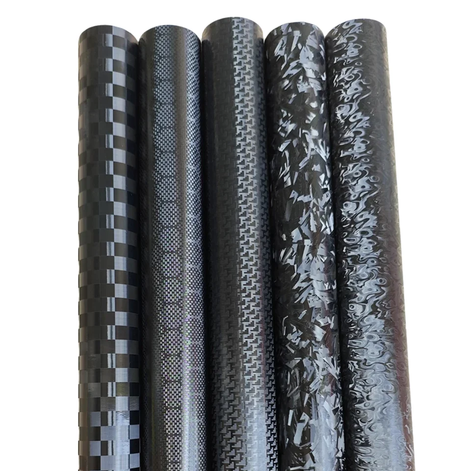 

PET Black Forged Diamond / Checkerboard / Hexagon Carbon & Metaverse Pattern Vinyl Wrap – For Car Interior/Full Vehicle Wrap V-3