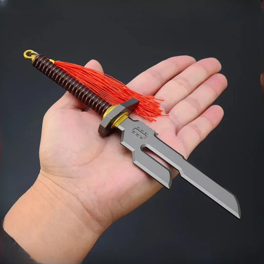 21cmJujutsu Kaisen Anime periferiche invertito lancia del cielo arma Melee Samurai spade Uncut Blade arma Metal Craft Gift Toy