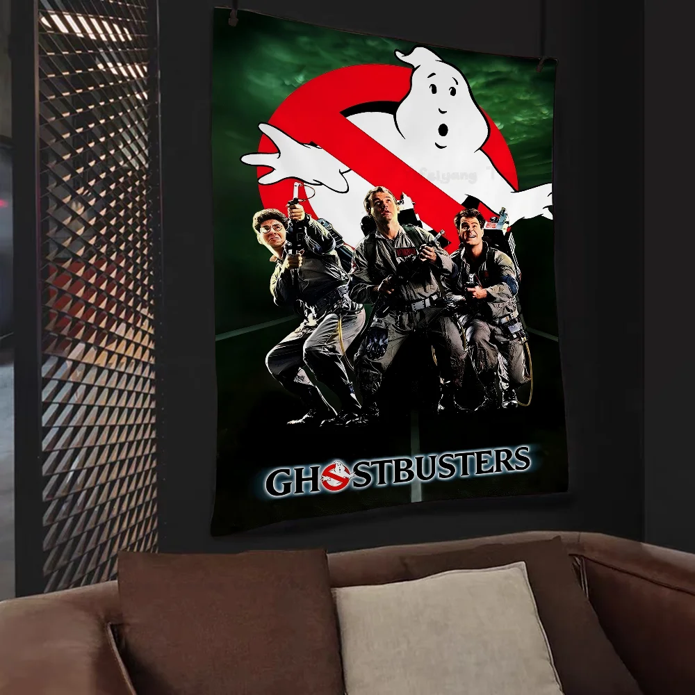 Ghostbusters Hippie Wall Hanging Tapestries Art Science Fiction Room Home Decor Kawaii Room Decor