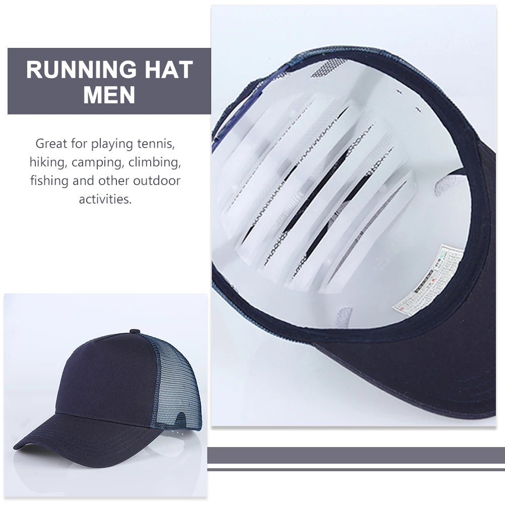

Baseball Hats for Men Lightweight PP Safety Caps Breathable Sun Protection Outdoor Sports Tennis Hiking Camping Climbing Fishing