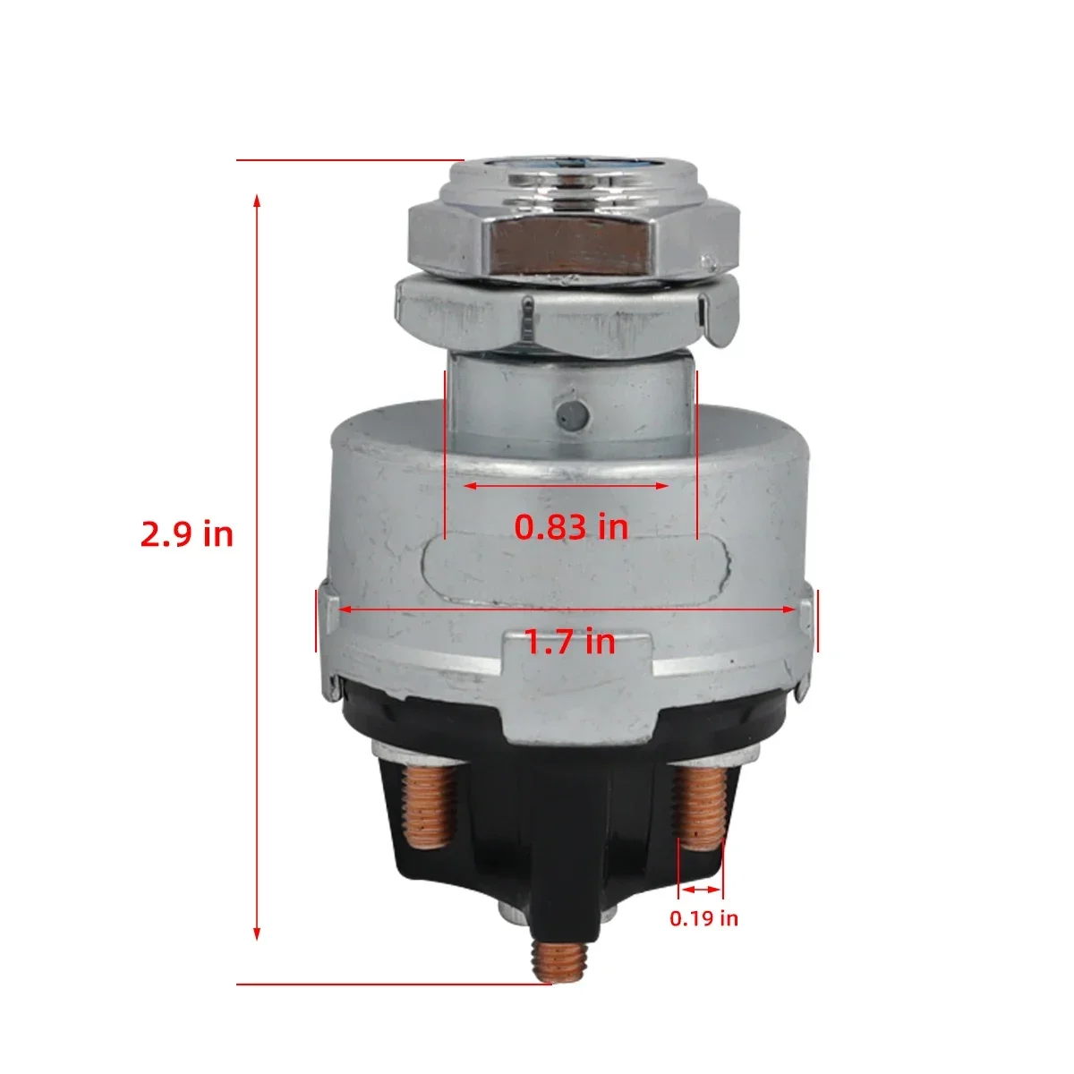 Sturdy For Tractor Tuning Truck Car Tool 12V Universal Auto Car Boat Ignition Starter Switch 4 Position 2 Keys On Off