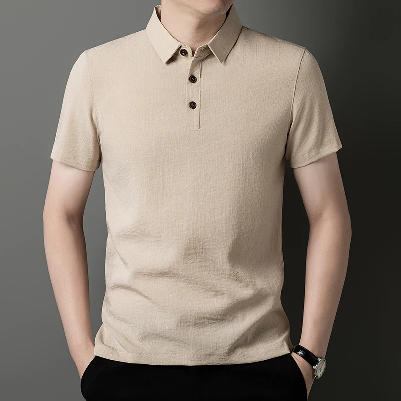 Summer Men'S New Casual Comfortable Cool Breathable Simple And Versatile Business Middle-Aged Elderly