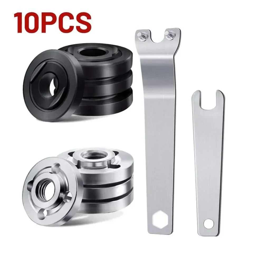 moedor de angulo m10 rosca metrica porca flange interna e externa porca liberacao rapida para makita1 9523 ferramentas eletricas pecas reposicao 10 pecas 01