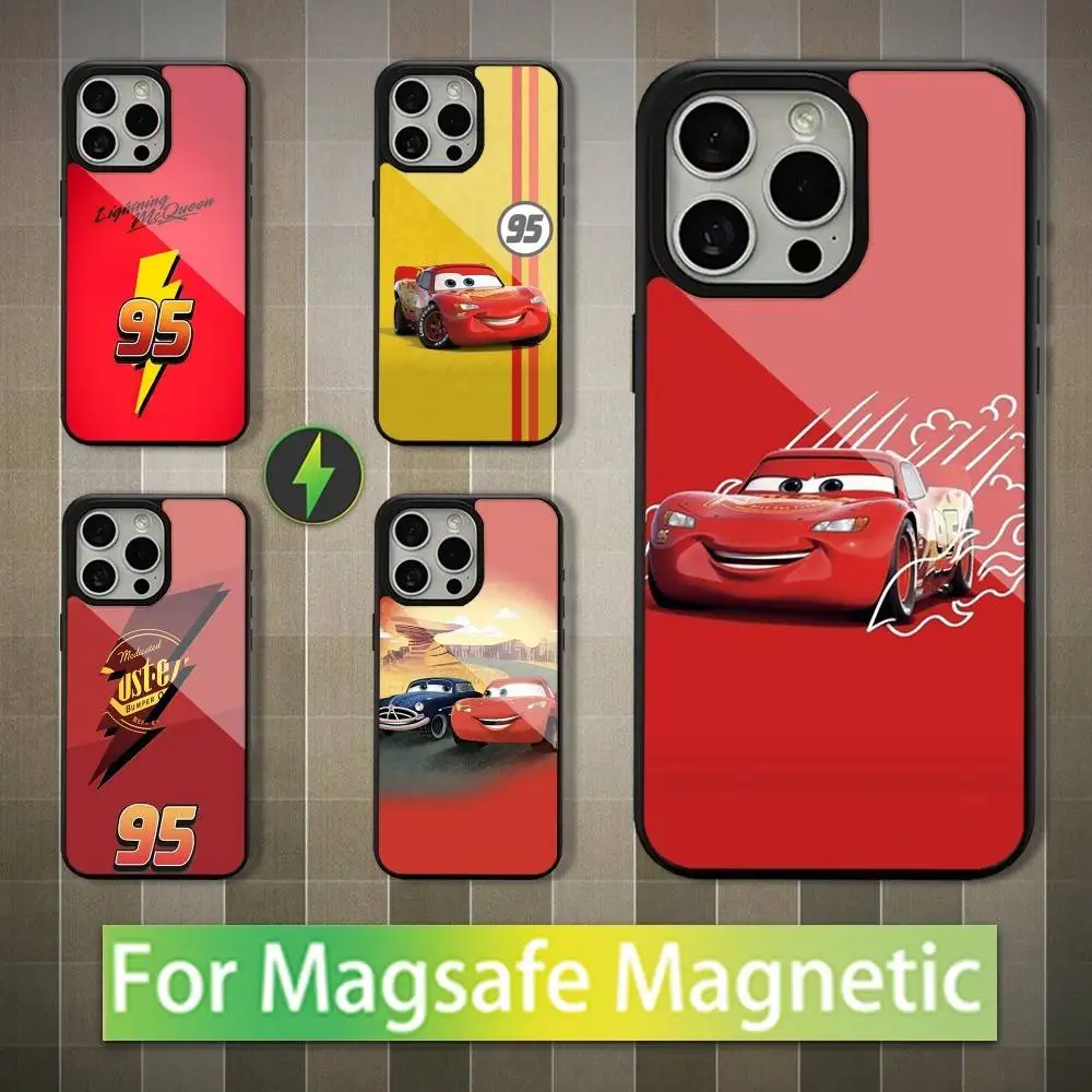 

Flash M-McQueen Red-95 Cars Phone Case For iPhone 16,15,14,13,12,11,Pro,Max,Plus,Mini,Magsafe,Magnetic Wireless Charging Case