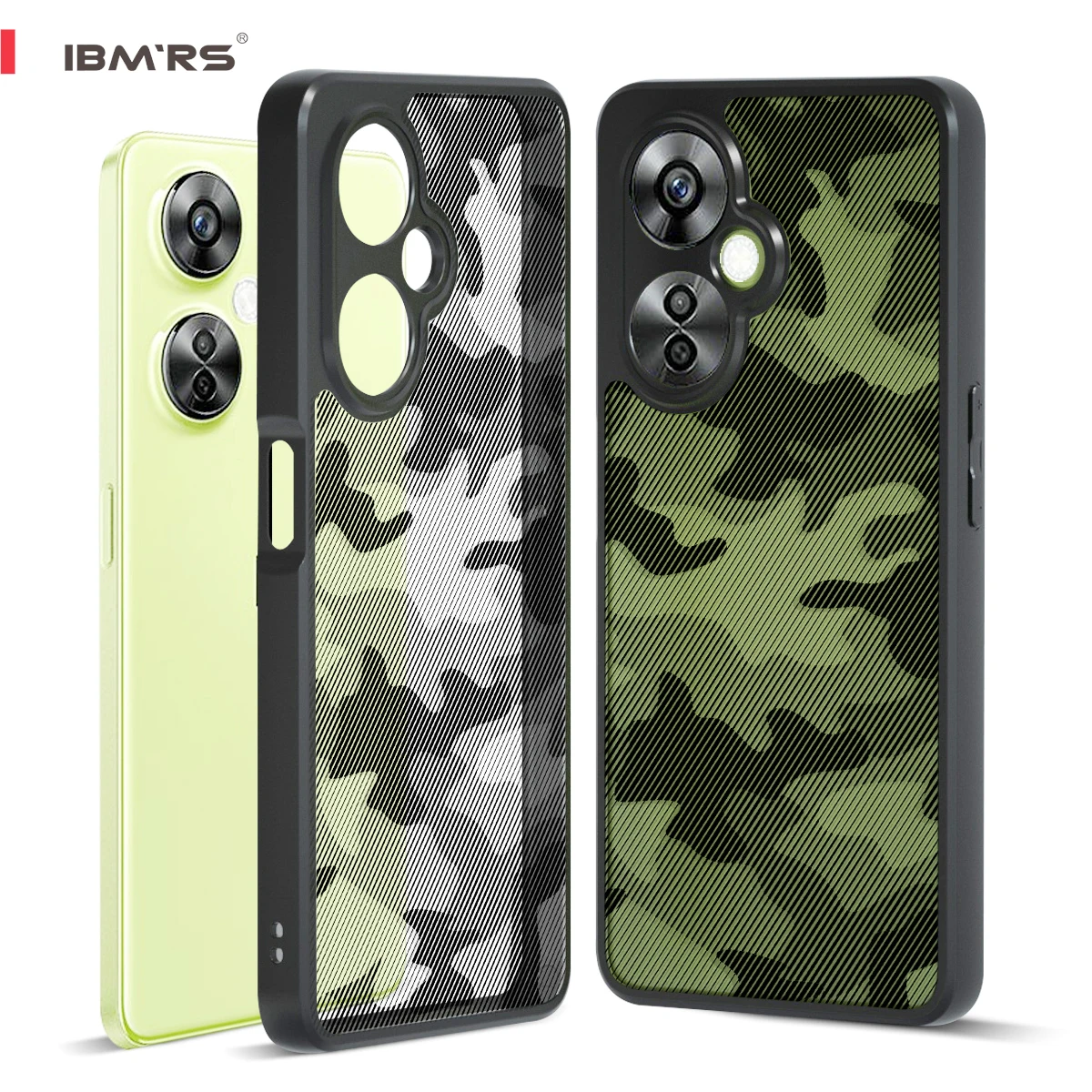 

Camo Case for Nord CE3 Lite,Shockproof Bumper, Hybrid PC+TPU Rugged Protective Cover