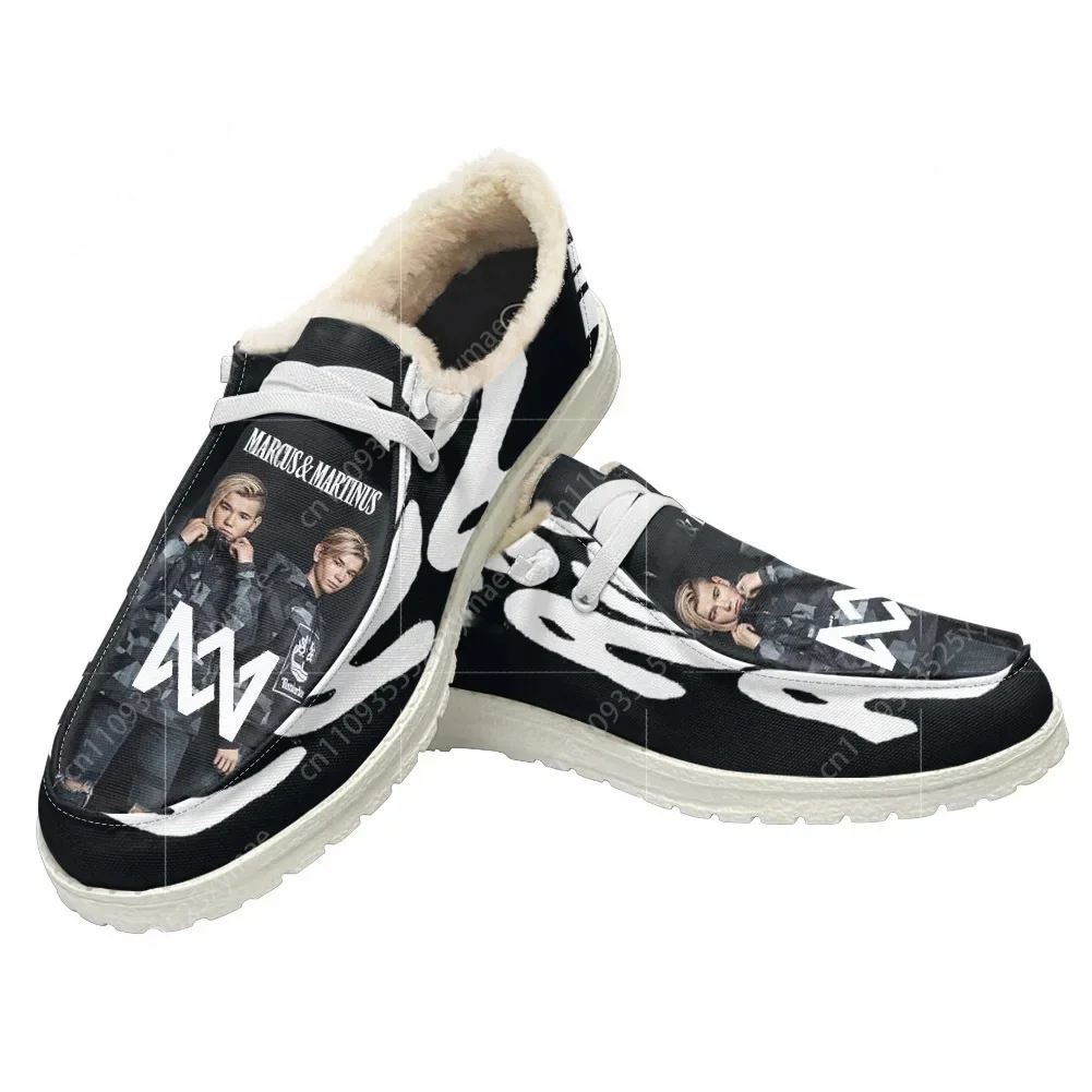 Marcus And Martinus Plush Casual Shoes Flat Shoe Rap Dance Singer Men Woman Outdoor Breathable Casual Lightweight Footwear Shoe