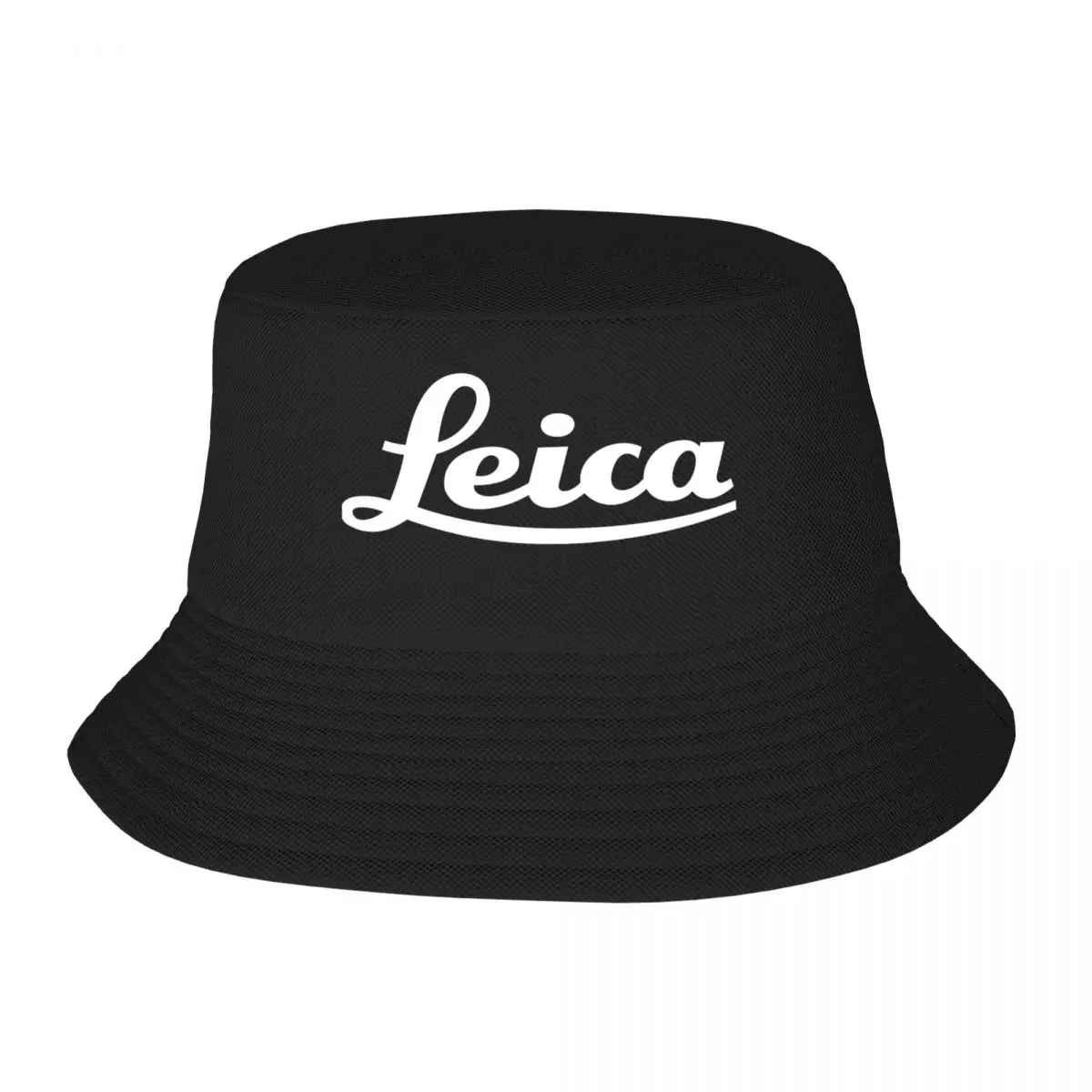

White Leica Bucket Hat Outdoor Sunscreen Hat Fishing Basin Chapeau Beach Cap Fisherman's Hat
