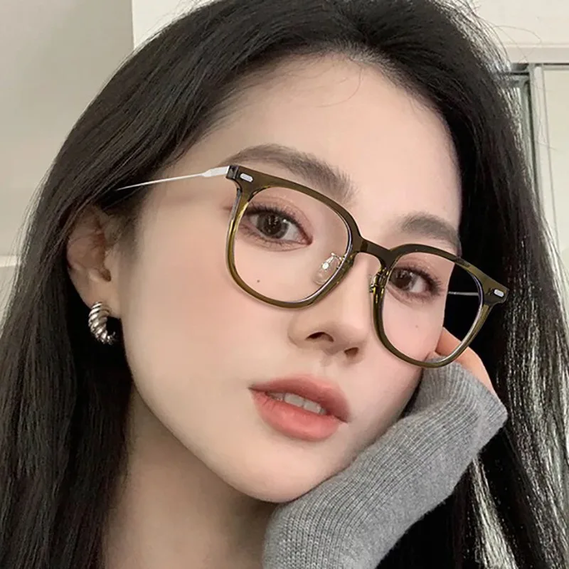 Neue minimalistische Anti-Blaulicht-Brille mit Leopardenmuster, flache Brille, quadratisch, TR90, Anti-Blaulicht-Computerbrille