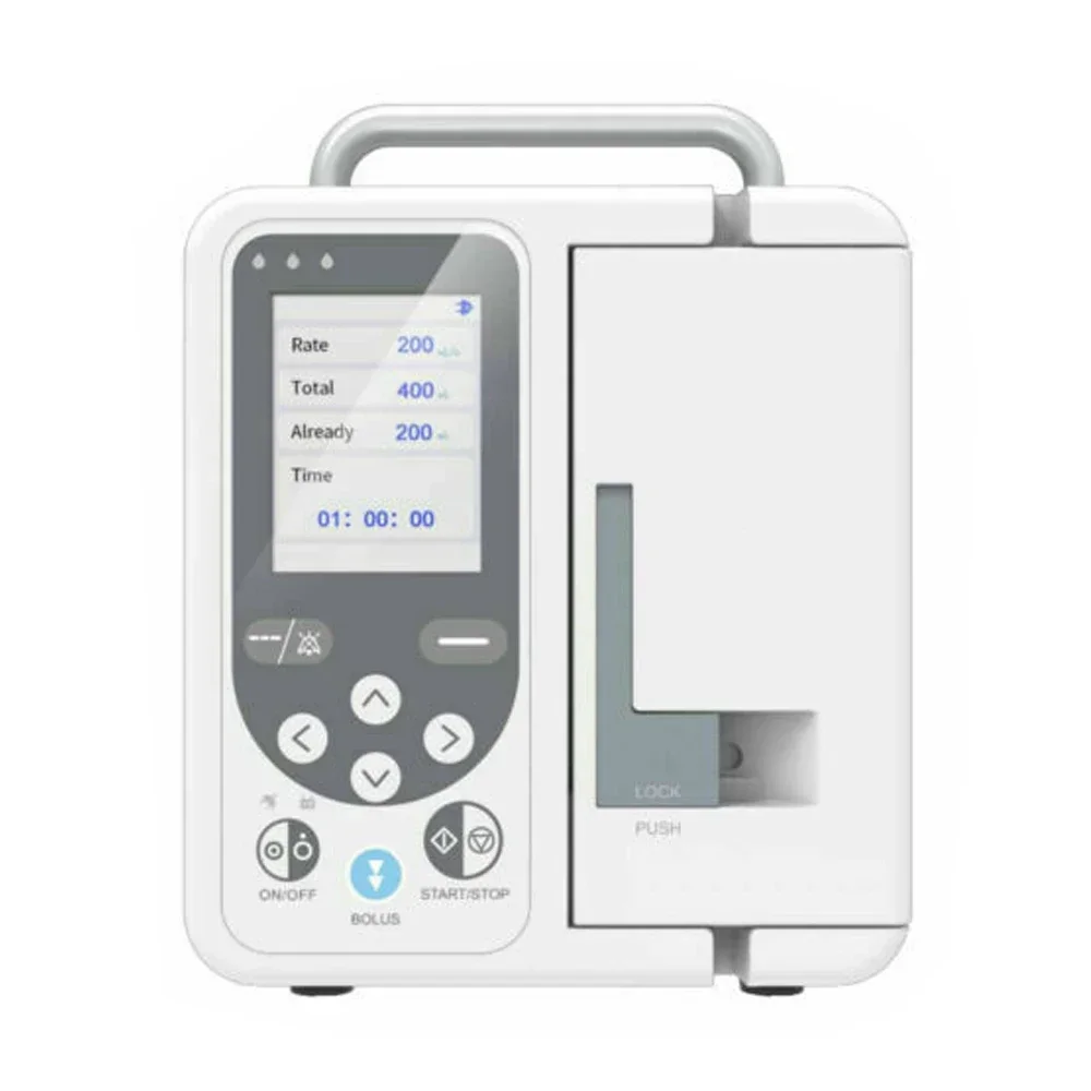 CONTEC Human/Veterinary Infusion Pump Mini Size HandheldReal-time Alarm LCD Volumetric IV Fluid Control Hospital Clinic