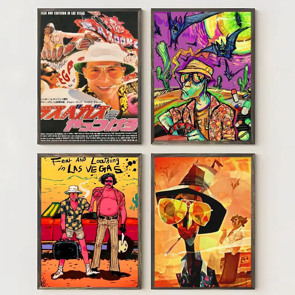 ملصق لوحة ملصق من Fear Loathing Las Vegas مع مطبوعات هدية تزيين غرفة النوم وغرفة المعيشة