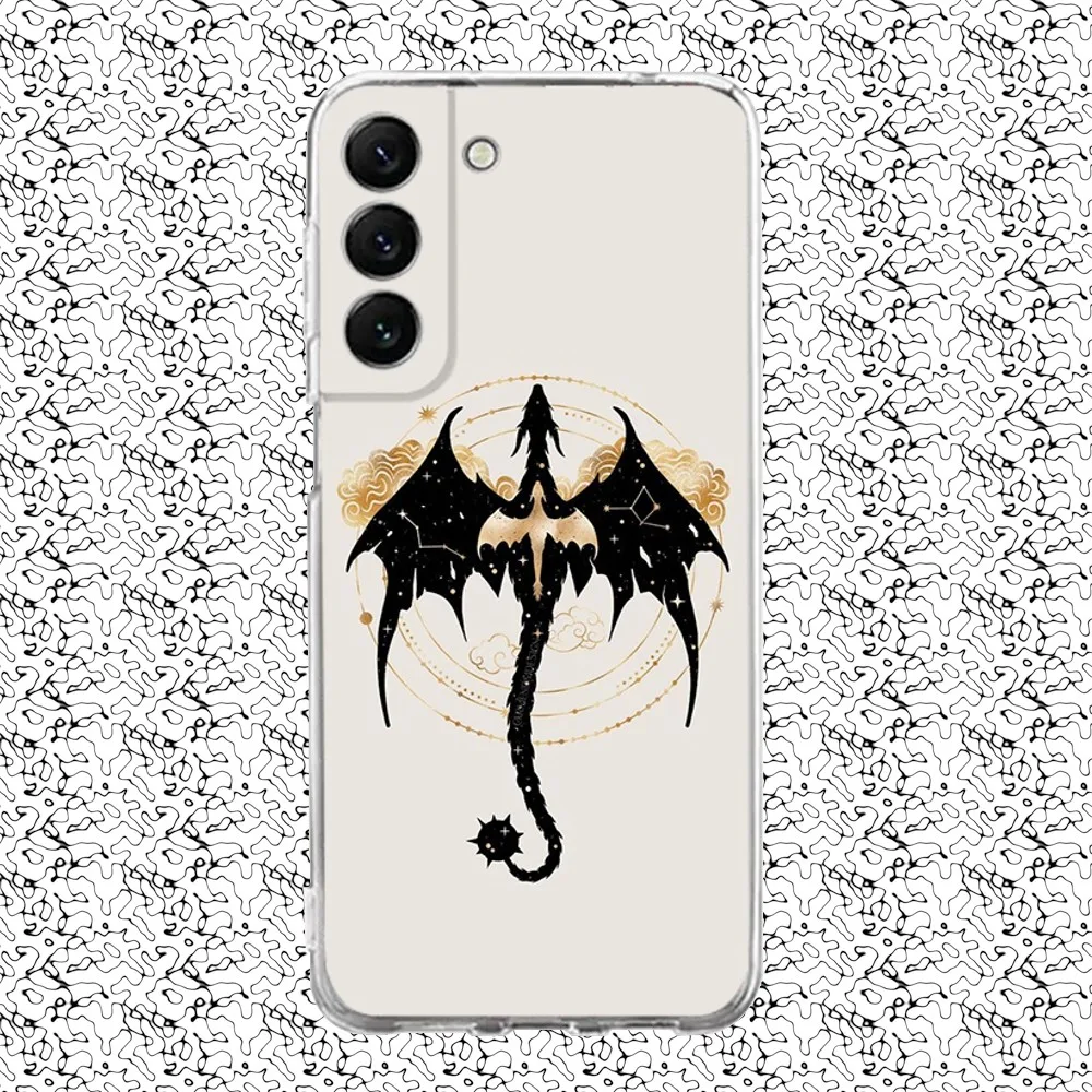 Dragon F-Fourth W-Wing Phone Case Silicone For Samsung S30,S23,21,22,20 Ultra,S20 FE lite,S10,9,PIus Note20ultra Cover Clear