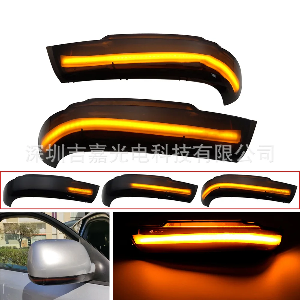 For Volkswagen Touareg I MK1 7L 2002-2006 rearview mirror light LED dynamic flowing water turn signal.signal lamp assembly