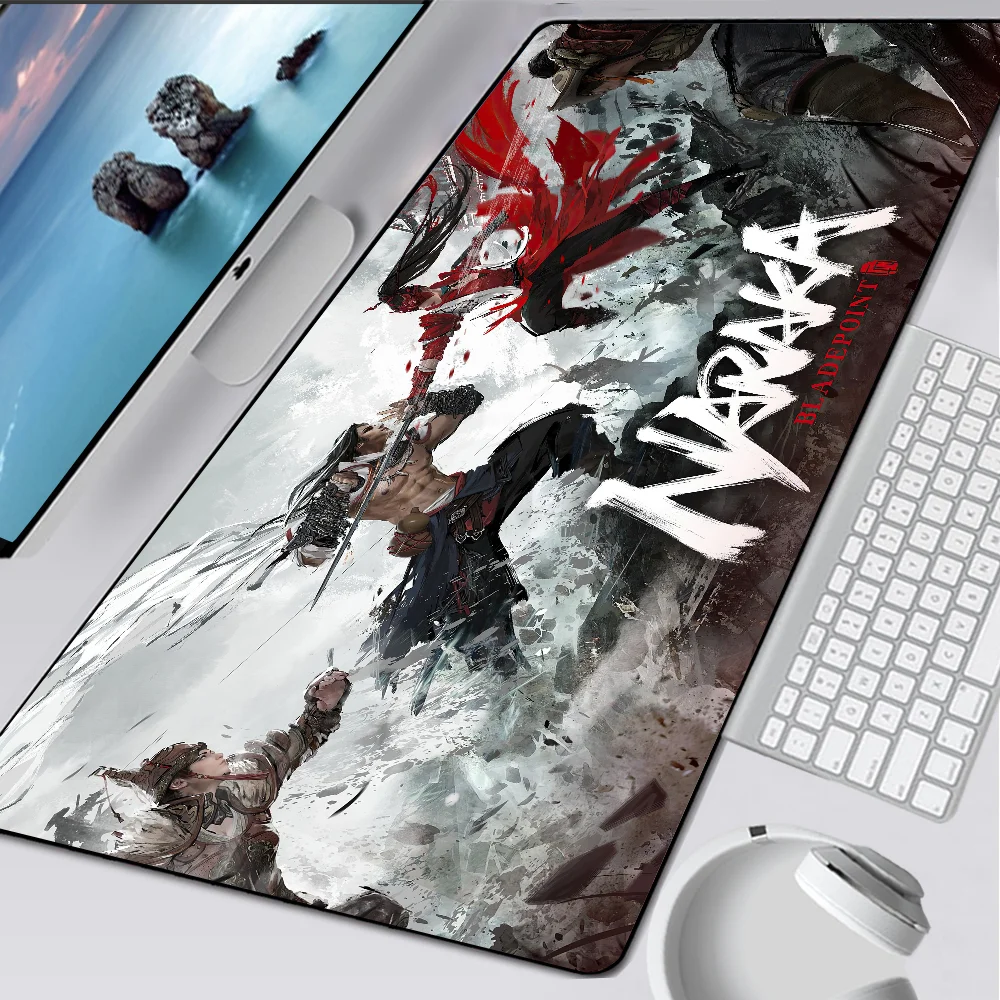Naraka Bladepoint Large Gaming Mouse Pad Computer Mousepad PC Gamer Mouse Mat Laptop Mausepad Mouse Carpet Keyboard Mat Desk Pad