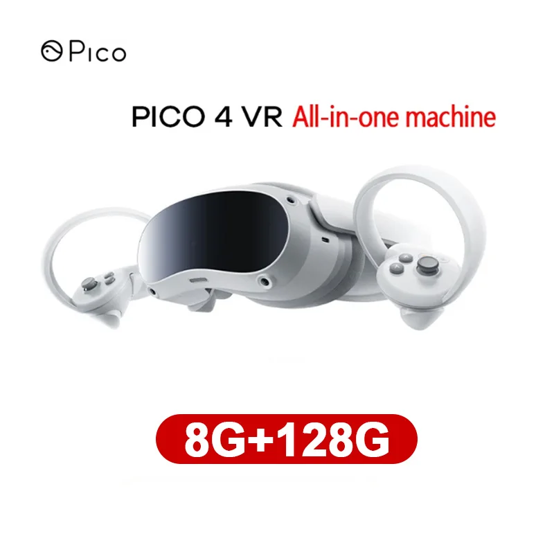 

Pico 4 VR Headset Sport All-in-One Glasses Virtual Reality 8G+128G 3D Smart 4K Display Games Helmet For Metaverse & Stream