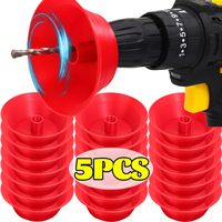 5/1Pcs Universal Drilling Dust Collector Dustproof Ash Bowl Impact Hammer Dust Collector Power Tool Hole Saw Drill Bit Cover