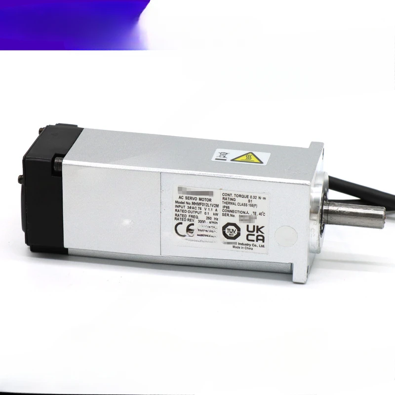 MHMF012L1V2M 100W servo motor, high inertia, with brakes, without driver