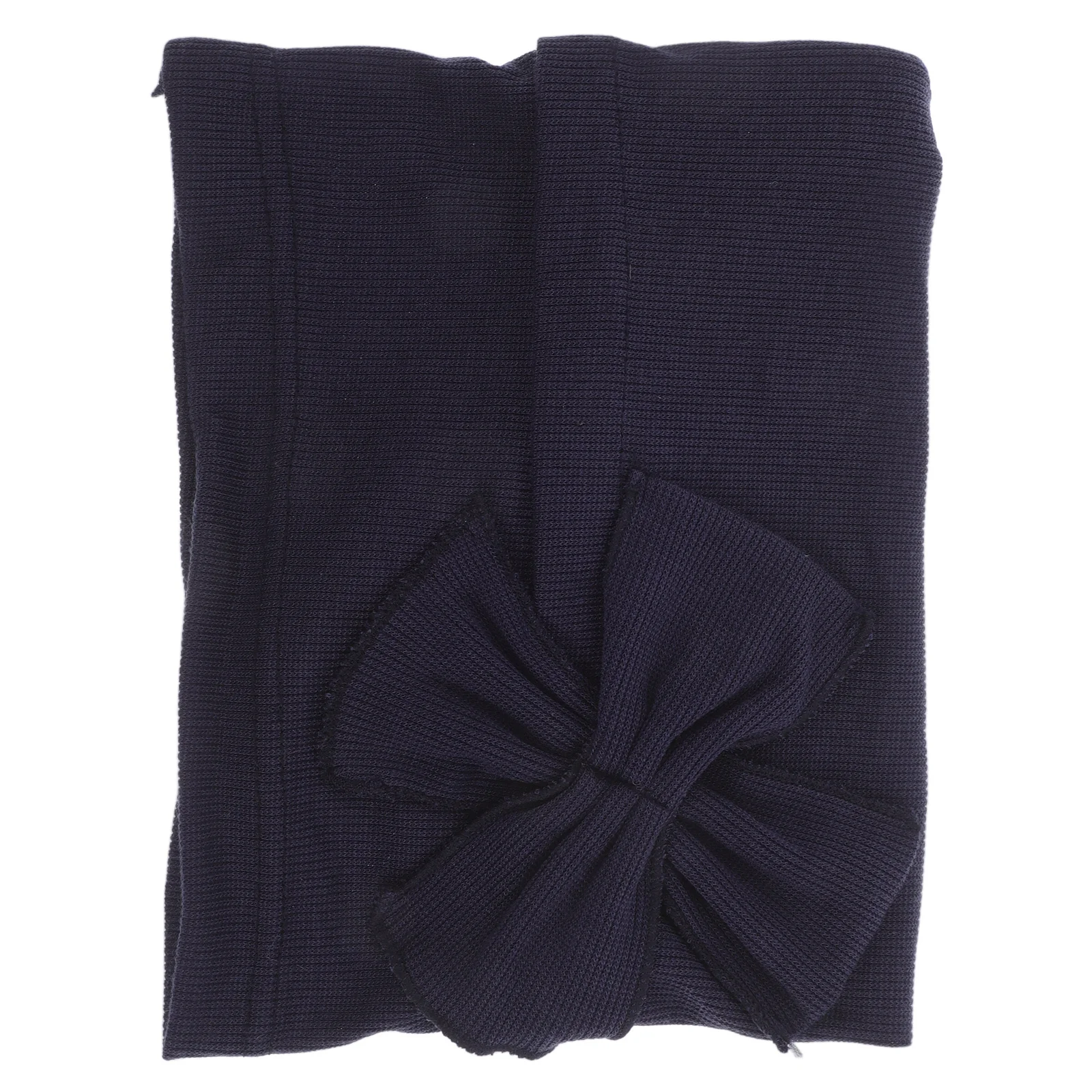 

DEARMAMY Bow Turban Hat for Women Warm Cover Hijab Cap Scarf Polyester Grey