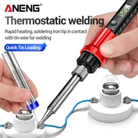 ANENG SL105 Digital Display Electric Soldering Iron Adjustable Temperature Portable Kit Professional Welding Solder Repair Tools