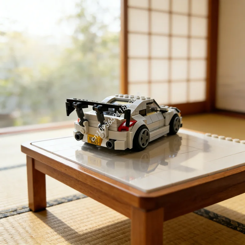 

282pcs MOC City Champions Nissan Rocket Bunny Model Building Blocks Toys Construction Christmas Gifts Idea Education Kids