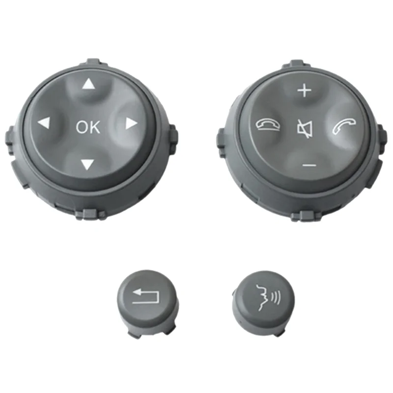 

For Car Multifunction Steering Wheel Button For Mercedes For Benz W221 S-Class S280 S300 S350 S400 Grey