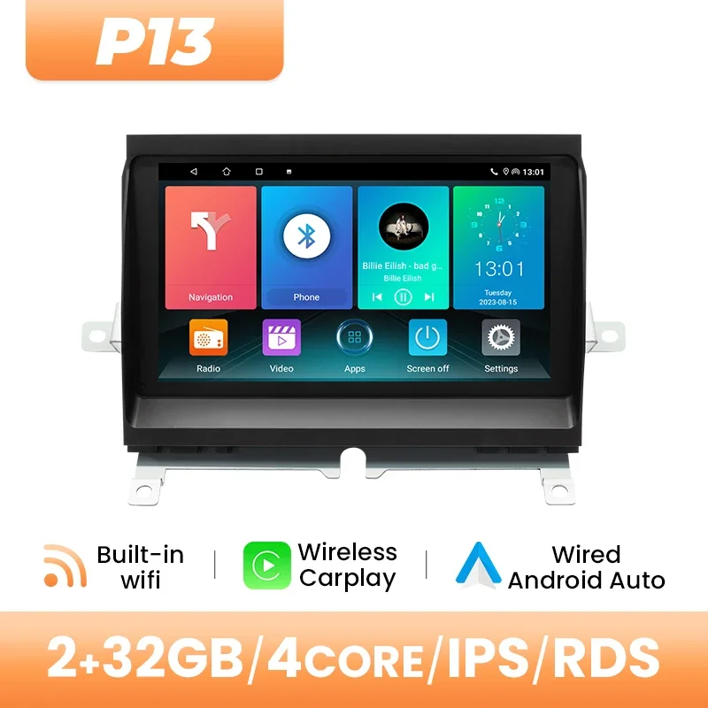 Draadloze Carplay 8 Core Auto Multimedia Speler Voor Land Rover Discovery 3 LR3 L319 2004-2009 Android 14 navigatie DSP 4G Wifi