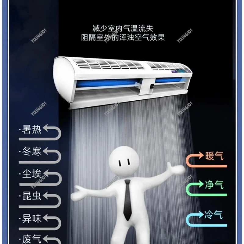 

1.5m Commercial Air Curtain Quiet Operation for Restaurant Shop Entrance And Elevator Cabin Fan