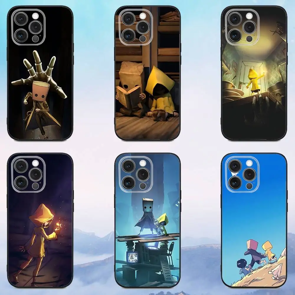 

L-Little Game N-Nightmares Phone Case For iPhone 17,16,15,14,13,12,Pro,Max,Plus,E,SE4,Air,Mini Black Soft Cover