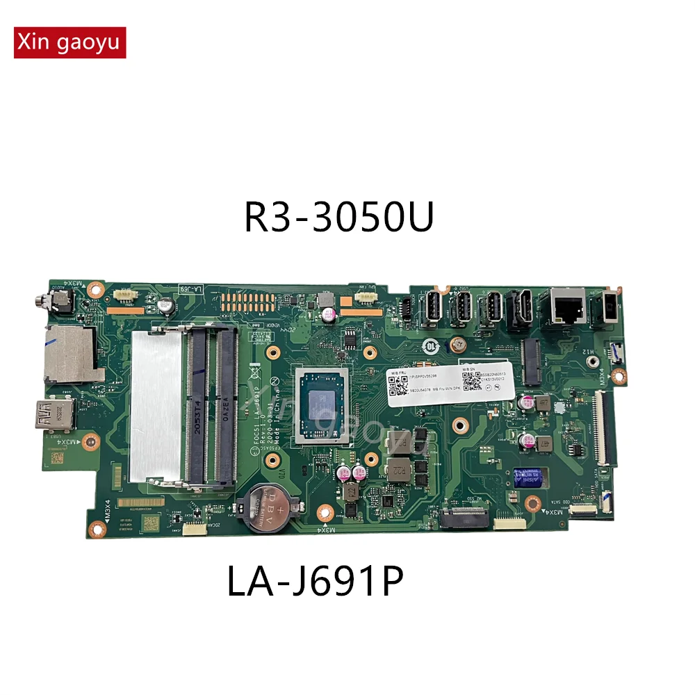 LA-J691P Original para Lenovo ideacentre AIO 3-22ADA05 AIO 520C-24ADA placa base para ordenador portátil con R3-3050U probado OK
