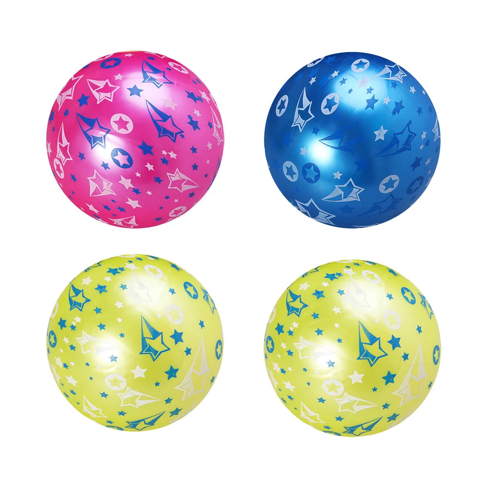 4 Pcs Toy Inflatable Planet Child Children Toys Pvc Childrens Ball for Kid