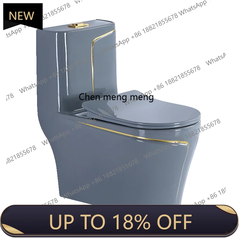 

Z189 toiletHousehold ceramic color large diameter siphon super whirlpool silent pumping deodorant