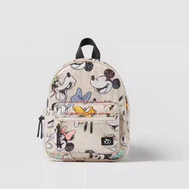 New Disney Cartoon shoulder bag Backpack Baby Girls Mickey Mouse Lovely Schoolbag Kindergarten Kids gift