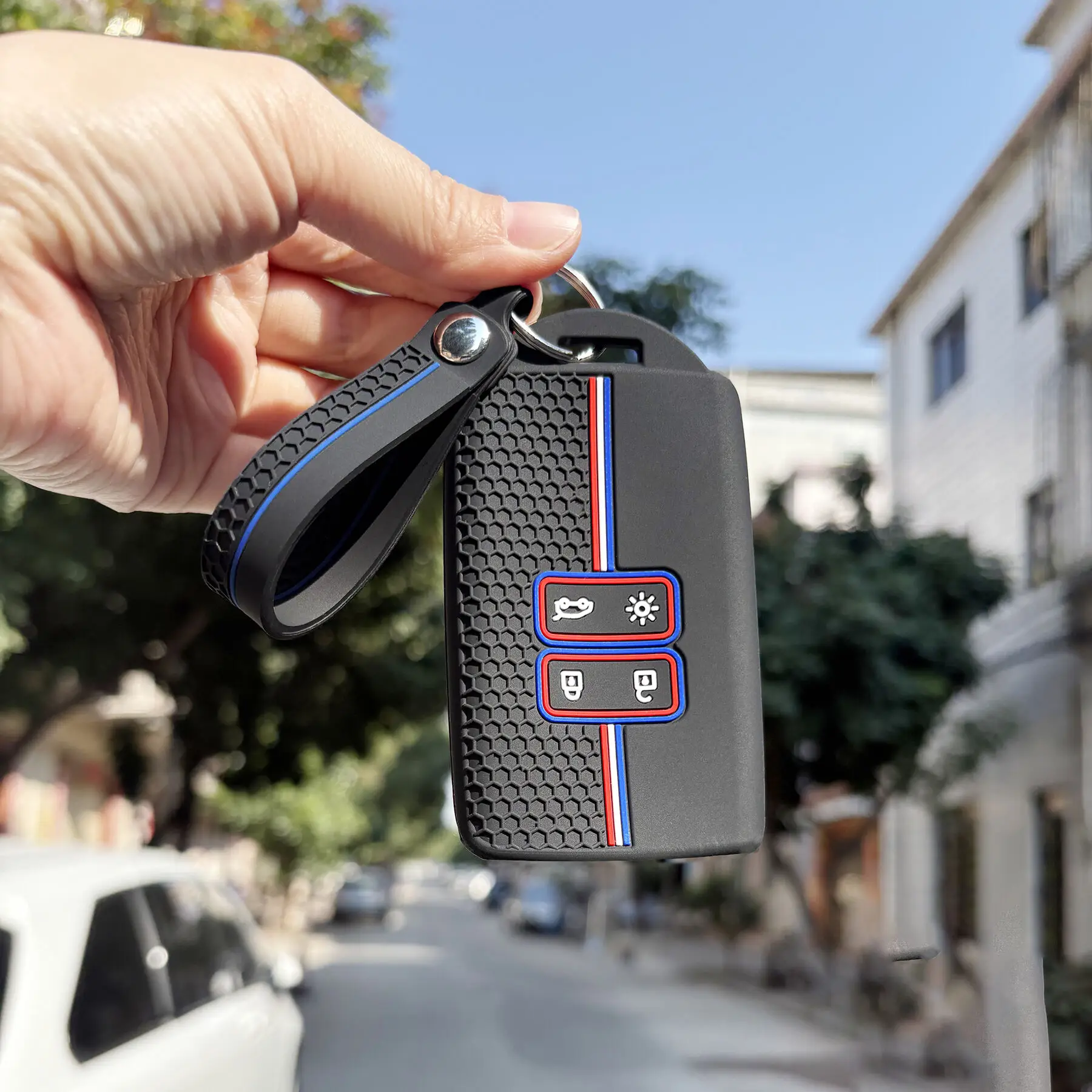 Schlüsselanhänger-Zubehör für Renault Arkana Koleos Zoe Austral Captur Clio Scenic Dacia Duster Sandero Jogger Kadjar Megane Schlüsseletui