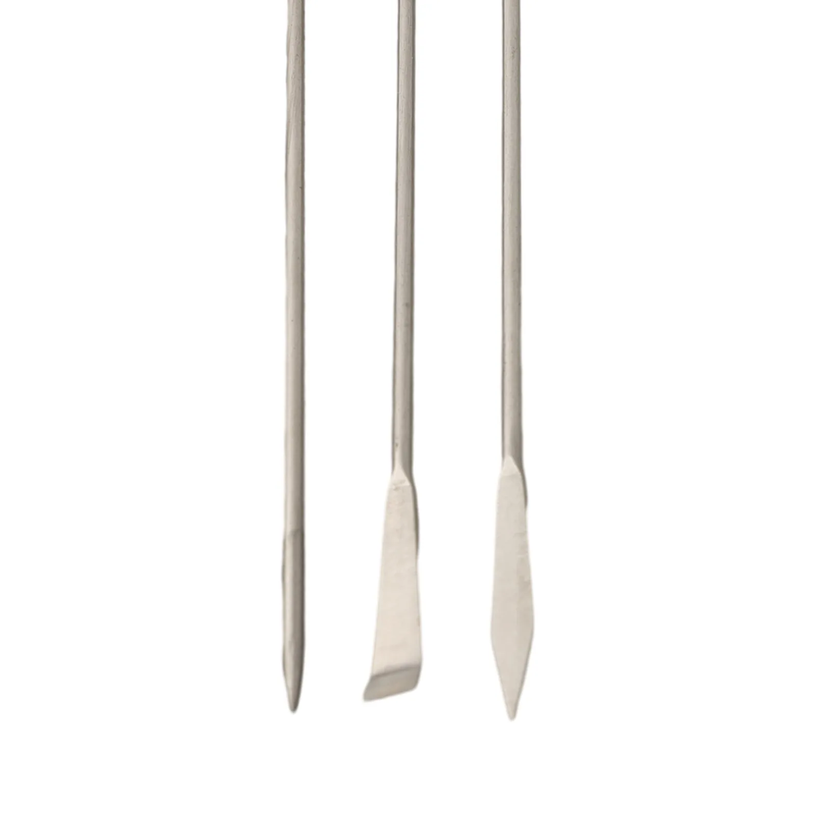 3 PCS Stainless Steel Spoon Scoop Spatula Kit for Lab Powder Measuring and Sample Handling with Flat and Spoon Ends