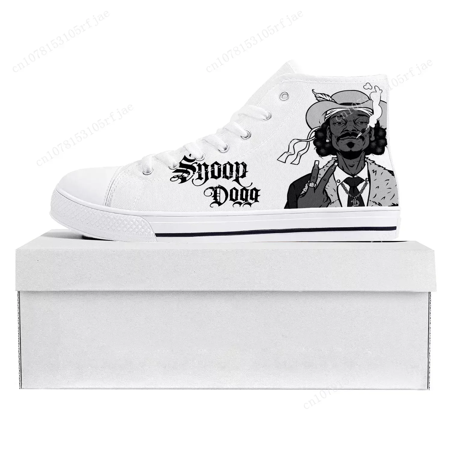 Snoop Dogg High Top High Quality Sneakers Mens Womens Teenager Canvas Customized Sneaker Casual Couple Shoes Custom Made Shoe