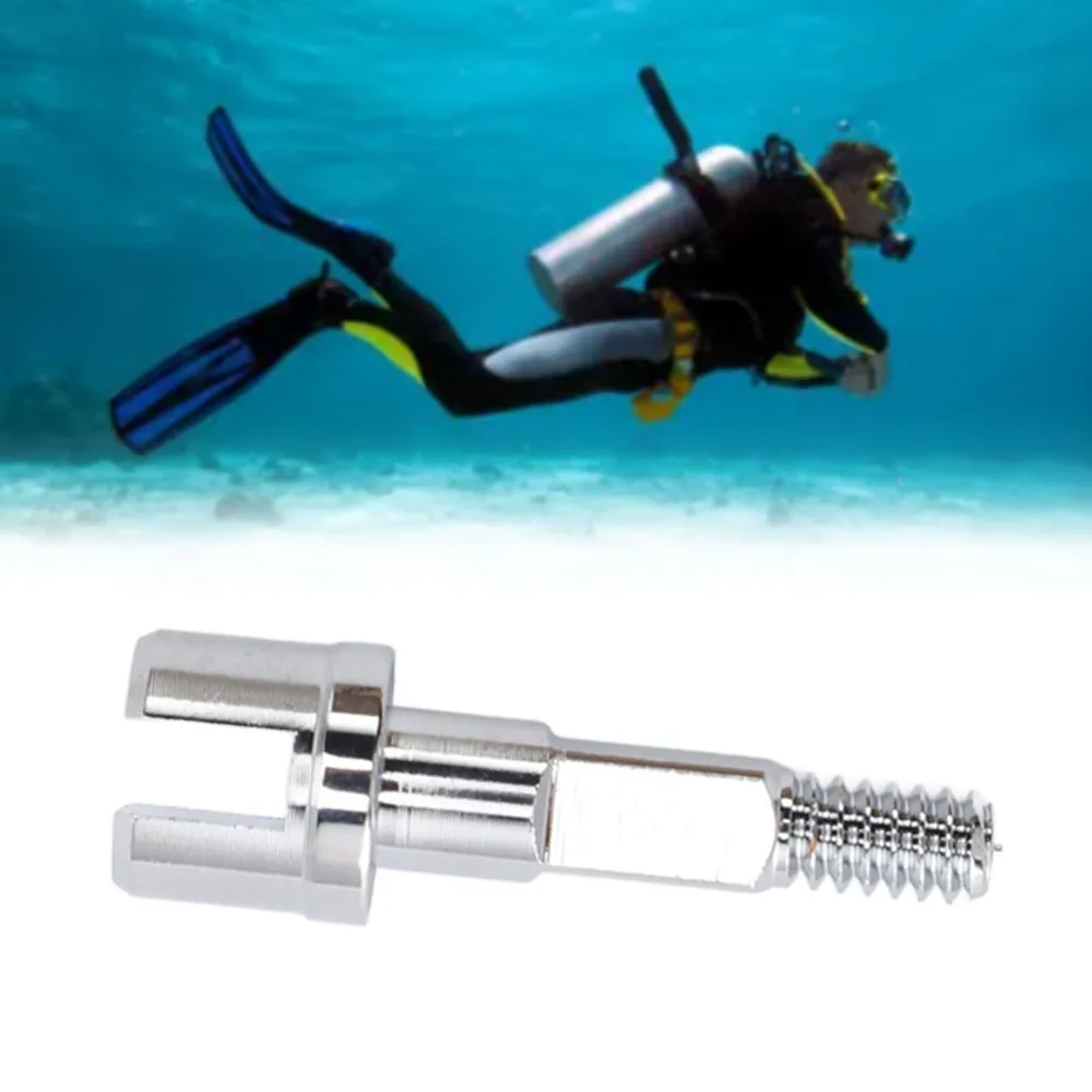 Durable Stainless Steel Diving Valve Shaft Rust Resistance Dive Tank Valve Stem Heavy Duty Valve Stem for Scuba Tank