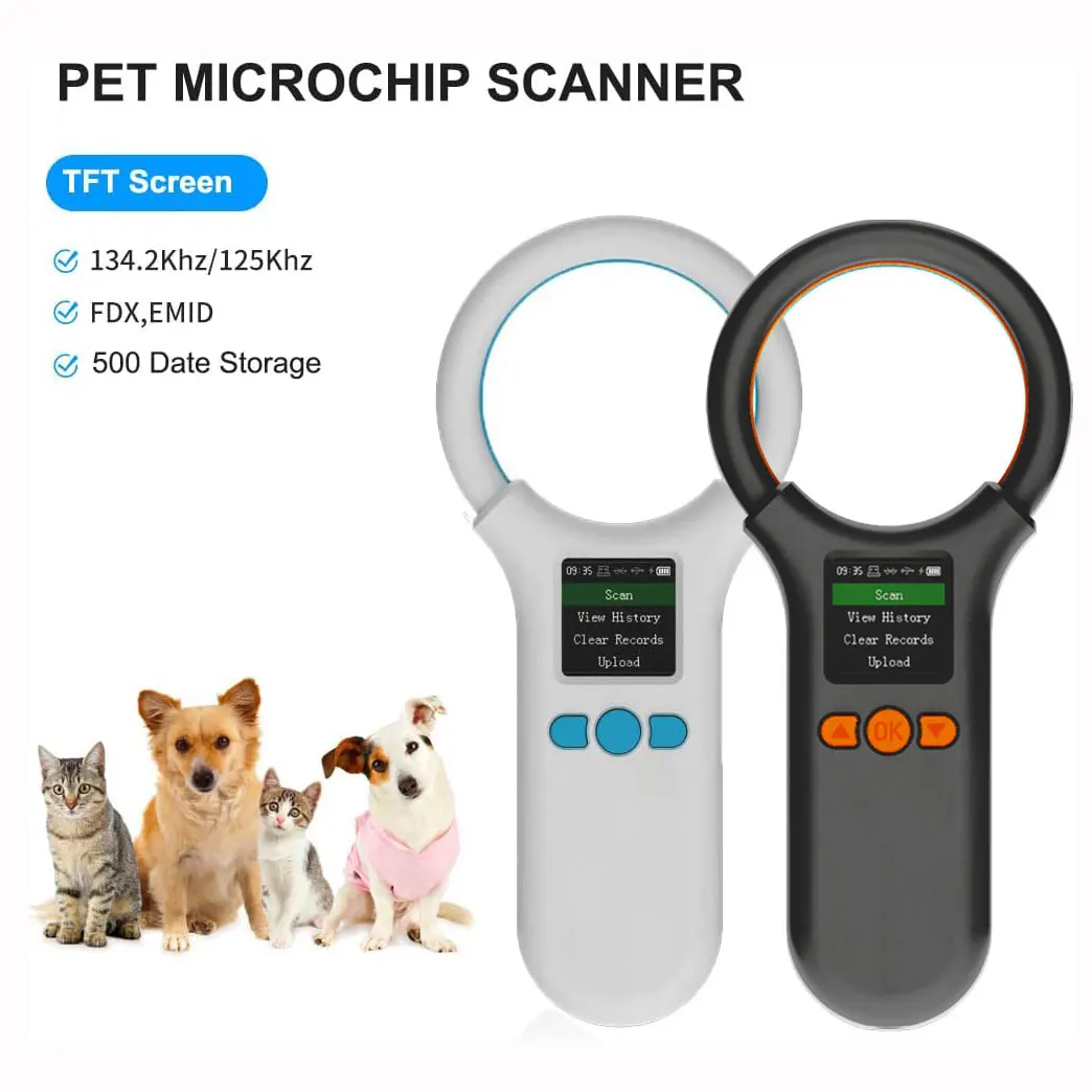

New Pet Microchip Scanner Rfid Dog Cat Microchip Reader Supports Emidmicrochips For Animal Management