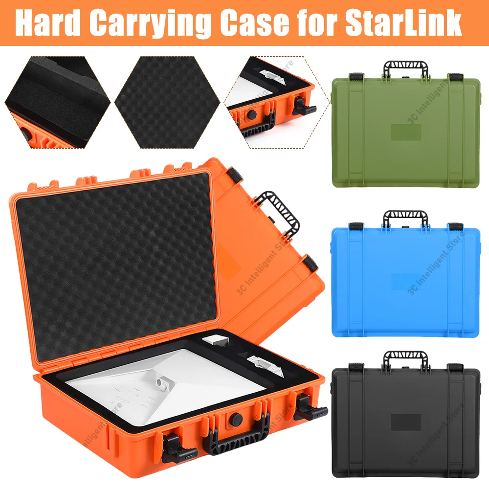 

Жесткий чехол из ЭВА для ручной дорожной коробки StarLink Mini, водонепроницаемый чехол для хранения, защитный чехол для органайзера для путешествий