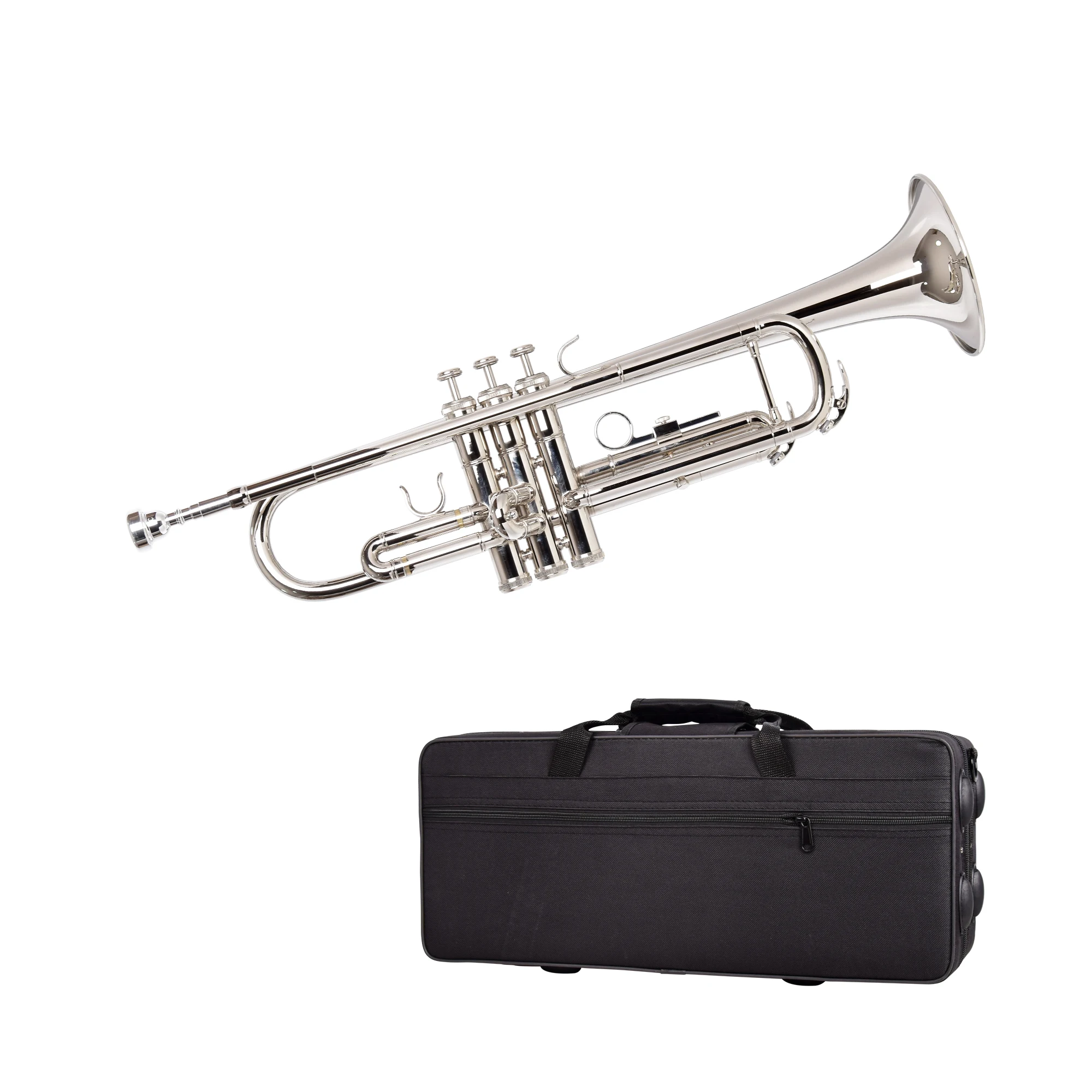 Brass Musical Instruments Cheap Price Sliver Eb Key Trumpets